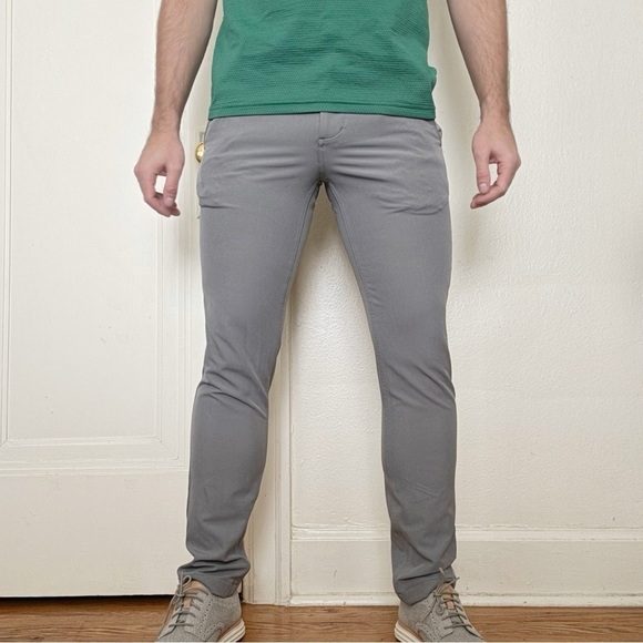 Huckberry Proof Men’s Slim Fit Nomad Performance Pant Gray 29x31 Stretch